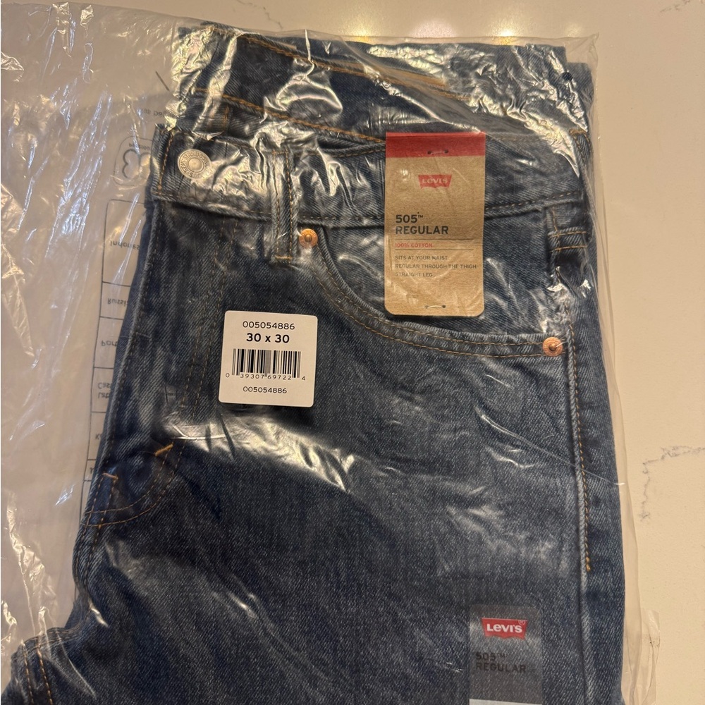 Levi's Men's 505 Blue Jeans